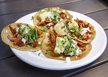 soft taco plate